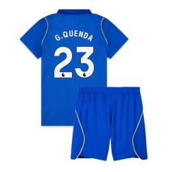 Chelsea Geovany Quenda #23 Heimtrikot Kinder 2026-27 Kurzarm (+ kurze hosen)