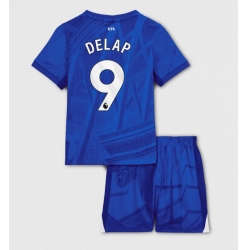 Chelsea Liam Delap #9 Heimtrikot Kinder 2025-26 Kurzarm (+ kurze hosen)