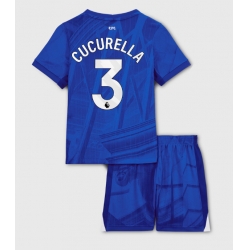 Chelsea Marc Cucurella #3 Heimtrikot Kinder 2025-26 Kurzarm (+ kurze hosen)