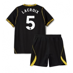 Chelsea Maxence Lacroix #5 Auswärtstrikot Kinder 2026-27 Kurzarm (+ kurze hosen)