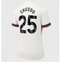 Chelsea Moises Caicedo #25 Auswärtstrikot Frauen 2025-26 Kurzarm