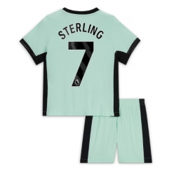 Chelsea Raheem Sterling #7 3rd trikot Kinder 2023-24 Kurzarm (+ kurze hosen)