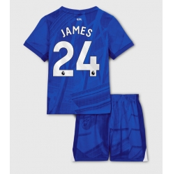 Chelsea Reece James #24 Heimtrikot Kinder 2025-26 Kurzarm (+ kurze hosen)