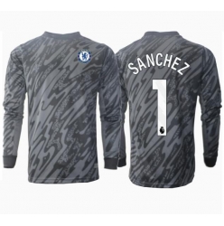 Chelsea Robert Sanchez #1 Torwart Auswärtstrikot 2024-25 Langarm