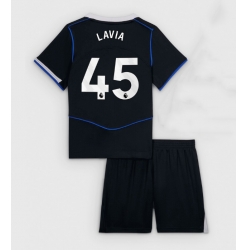 Chelsea Romeo Lavia #45 3rd trikot Kinder 2025-26 Kurzarm (+ kurze hosen)