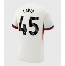 Chelsea Romeo Lavia #45 Auswärtstrikot 2025-26 Kurzarm
