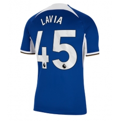Chelsea Romeo Lavia #45 Heimtrikot 2023-24 Kurzarm