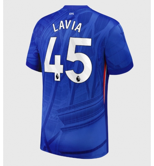 Chelsea Romeo Lavia #45 Heimtrikot 2025-26 Kurzarm Chelsea Romeo Lavia #45 Heimtrikot 2025-26 Kurzarm