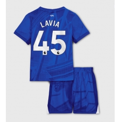 Chelsea Romeo Lavia #45 Heimtrikot Kinder 2025-26 Kurzarm (+ kurze hosen)
