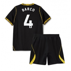 Chelsea Valentin Barco #4 Auswärtstrikot Kinder 2026-27 Kurzarm (+ kurze hosen)