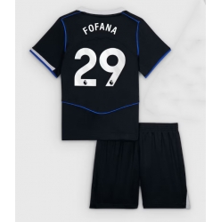 Chelsea Wesley Fofana #29 3rd trikot Kinder 2025-26 Kurzarm (+ kurze hosen)