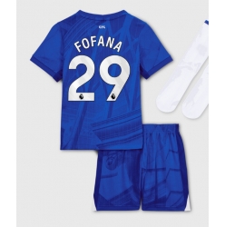 Chelsea Wesley Fofana #29 Heimtrikot Kinder 2025-26 Kurzarm (+ kurze hosen)