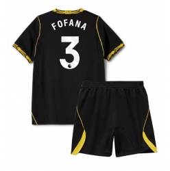 Chelsea Wesley Fofana #3 Auswärtstrikot Kinder 2026-27 Kurzarm (+ kurze hosen)