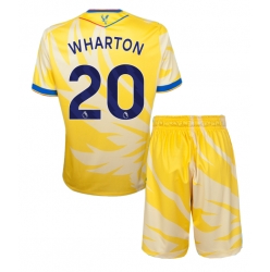 Crystal Palace Adam Wharton #20 Auswärtstrikot Kinder 2024-25 Kurzarm (+ kurze hosen)