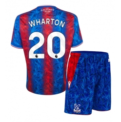 Crystal Palace Adam Wharton #20 Heimtrikot Kinder 2024-25 Kurzarm (+ kurze hosen)