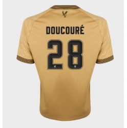 Crystal Palace Cheick Doucoure #28 Auswärtstrikot 2025-26 Kurzarm