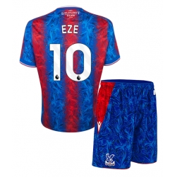Crystal Palace Eberechi Eze #10 Heimtrikot Kinder 2024-25 Kurzarm (+ kurze hosen)