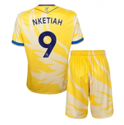 Crystal Palace Eddie Nketiah #9 Auswärtstrikot Kinder 2024-25 Kurzarm (+ kurze hosen)