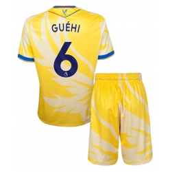 Crystal Palace Marc Guehi #6 Auswärtstrikot Kinder 2024-25 Kurzarm (+ kurze hosen)