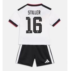 Deutschland Angelo Stiller #16 Heimtrikot Kinder WM 2026 Kurzarm (+ kurze hosen)