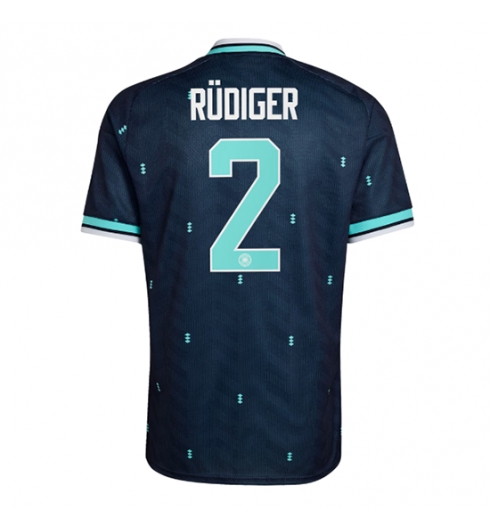 Deutschland Antonio Rudiger #2 Auswärtstrikot WM 2026 Kurzarm Deutschland Antonio Rudiger #2 Auswärtstrikot WM 2026 Kurzarm