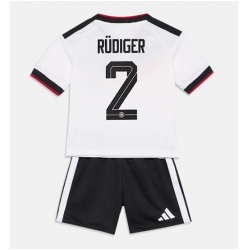 Deutschland Antonio Rudiger #2 Heimtrikot Kinder WM 2026 Kurzarm (+ kurze hosen)