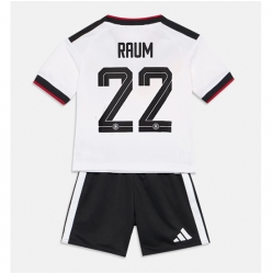 Deutschland David Raum #22 Heimtrikot Kinder WM 2026 Kurzarm (+ kurze hosen)