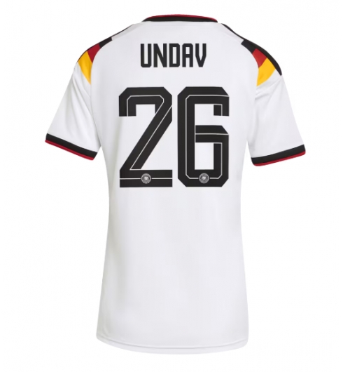 Deutschland Deniz Undav #26 Heimtrikot Frauen WM 2026 Kurzarm Deutschland Deniz Undav #26 Heimtrikot Frauen WM 2026 Kurzarm
