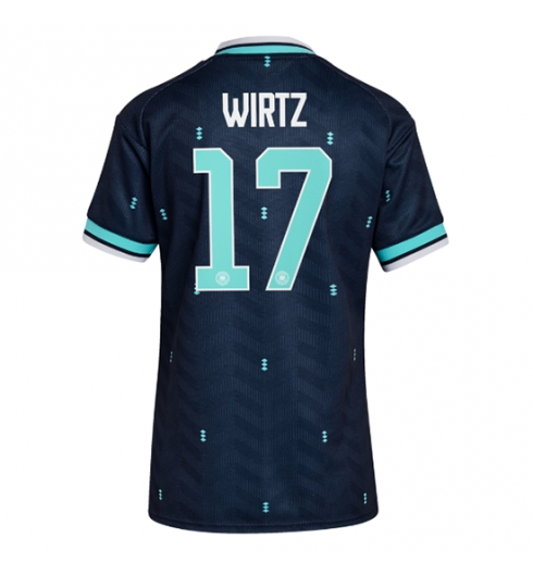 Deutschland Florian Wirtz #17 Auswärtstrikot Frauen WM 2026 Kurzarm Deutschland Florian Wirtz #17 Auswärtstrikot Frauen WM 2026 Kurzarm