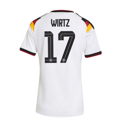 Deutschland Florian Wirtz #17 Heimtrikot Frauen WM 2026 Kurzarm Deutschland Florian Wirtz #17 Heimtrikot Frauen WM 2026 Kurzarm