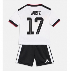 Deutschland Florian Wirtz #17 Heimtrikot Kinder WM 2026 Kurzarm (+ kurze hosen)