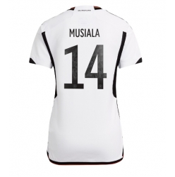 Deutschland Jamal Musiala #14 Heimtrikot Frauen WM 2022 Kurzarm