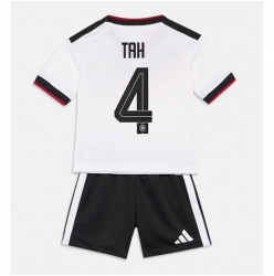 Deutschland Jonathan Tah #4 Heimtrikot Kinder WM 2026 Kurzarm (+ kurze hosen)