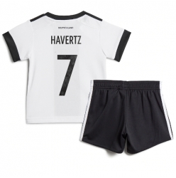 Deutschland Kai Havertz #7 Heimtrikot Kinder WM 2022 Kurzarm (+ kurze hosen)