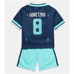 Deutschland Leon Goretzka #8 Auswärtstrikot Kinder WM 2026 Kurzarm (+ kurze hosen)