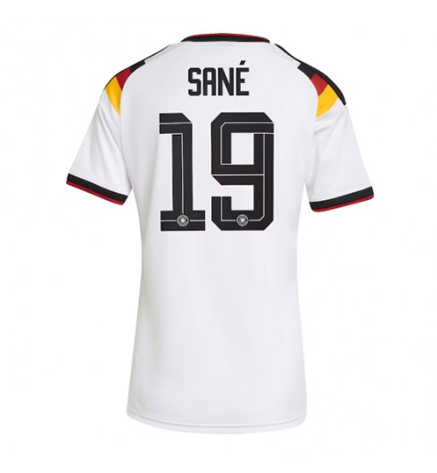 Deutschland Leroy Sane #19 Heimtrikot Frauen WM 2026 Kurzarm Deutschland Leroy Sane #19 Heimtrikot Frauen WM 2026 Kurzarm