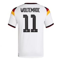 Deutschland Nick Woltemade #11 Heimtrikot WM 2026 Kurzarm