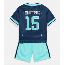 Deutschland Nico Schlotterbeck #15 Auswärtstrikot Kinder WM 2026 Kurzarm (+ kurze hosen)