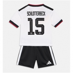 Deutschland Nico Schlotterbeck #15 Heimtrikot Kinder WM 2026 Kurzarm (+ kurze hosen)