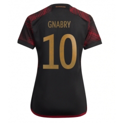 Deutschland Serge Gnabry #10 Auswärtstrikot Frauen WM 2022 Kurzarm