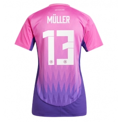 Deutschland Thomas Muller #13 Auswärtstrikot Frauen EM 2024 Kurzarm