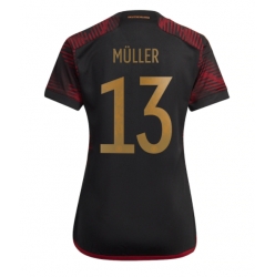 Deutschland Thomas Muller #13 Auswärtstrikot Frauen WM 2022 Kurzarm