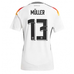Deutschland Thomas Muller #13 Heimtrikot Frauen EM 2024 Kurzarm