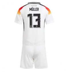 Deutschland Thomas Muller #13 Heimtrikot Kinder EM 2024 Kurzarm (+ kurze hosen)