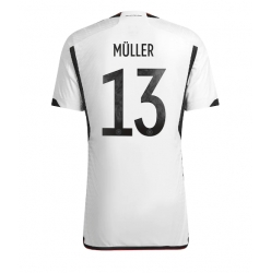 Deutschland Thomas Muller #13 Heimtrikot WM 2022 Kurzarm