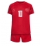 Dänemark Christian Eriksen #10 Heimtrikot Kinder WM 2022 Kurzarm (+ kurze hosen)