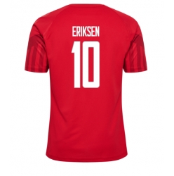 Dänemark Christian Eriksen #10 Heimtrikot WM 2022 Kurzarm