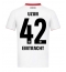 Eintracht Frankfurt Can Uzun #42 Auswärtstrikot 2025-26 Kurzarm Eintracht Frankfurt Can Uzun #42 Auswärtstrikot 2025-26 Kurzarm