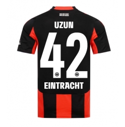 Eintracht Frankfurt Can Uzun #42 Heimtrikot 2025-26 Kurzarm Eintracht Frankfurt Can Uzun #42 Heimtrikot 2025-26 Kurzarm