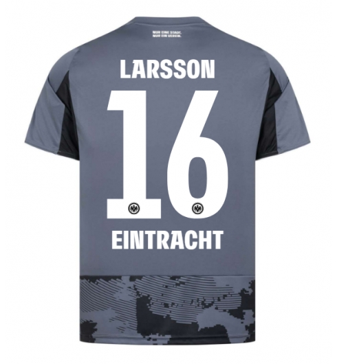 Eintracht Frankfurt Hugo Larsson #16 3rd trikot 2025-26 Kurzarm Eintracht Frankfurt Hugo Larsson #16 3rd trikot 2025-26 Kurzarm